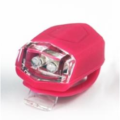 КОМПЛЕКТ: Свет передний Longus 2LED/2ф-ции + задний 2LED/2ф-ции, розовый